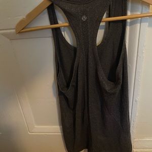 Gray lululemon swiftly tank